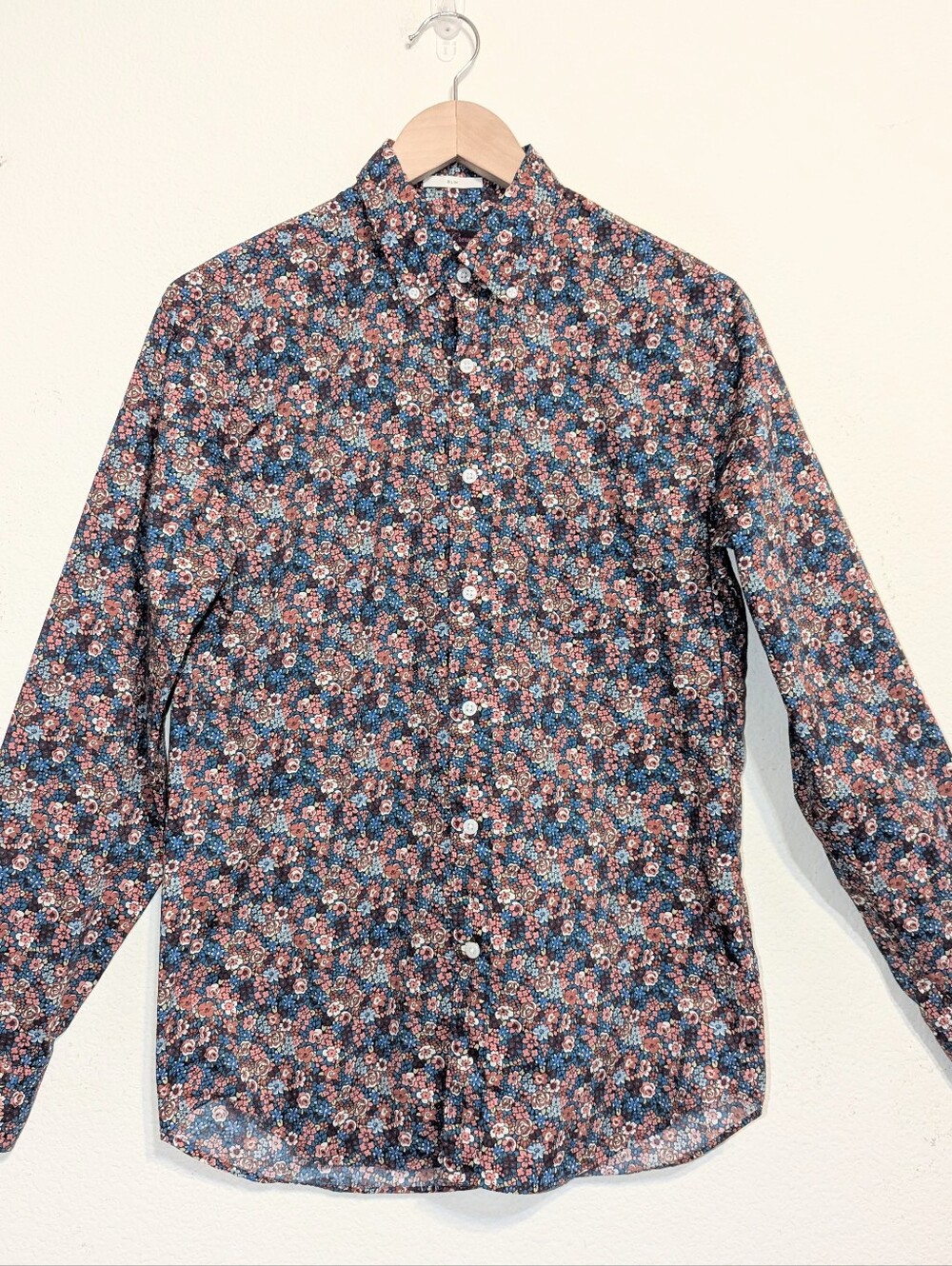 J.Crew Liberty of London Fabric Floral Button-up Slim Fit Shirt Size Small